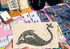 Artesanía en 'Puerto Market' este fin de semana.