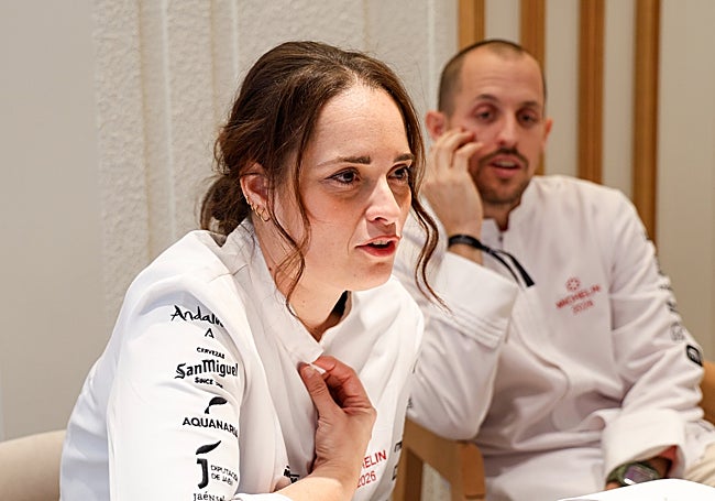 Cristina y Diego explican sus sensaciones tras conseguir el galardón.