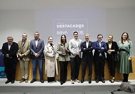 BBVA y SUR entregan los premios Destacad@s a alumnos de la UMA con los mejores expedientes