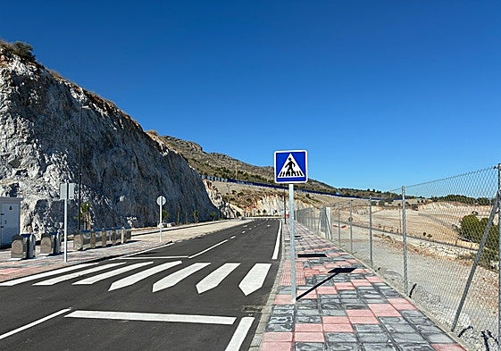 Nuevo vial, en El Pozuelo.