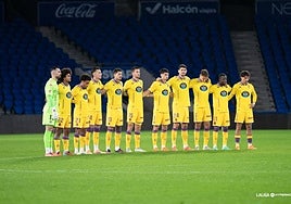 El último once del Valladolid, en Anoeta este lunes frente al filial de la Real Sociedad B.