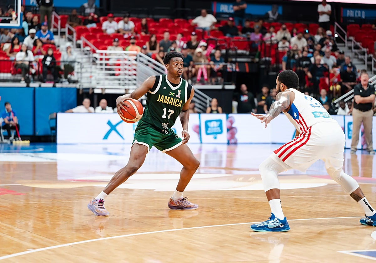 Chase Audige, durante el Jamaica-Puerto Rico.