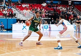 Chase Audige, durante el Jamaica-Puerto Rico.