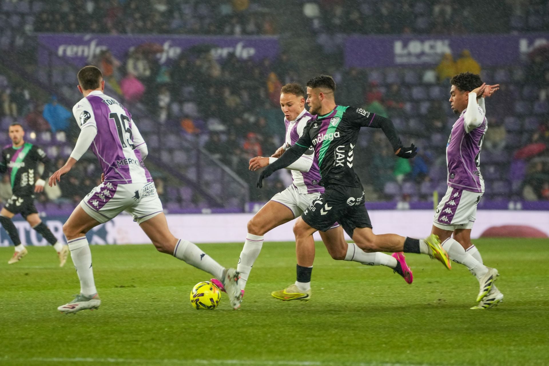 El Valladolid- Málaga, en imágenes