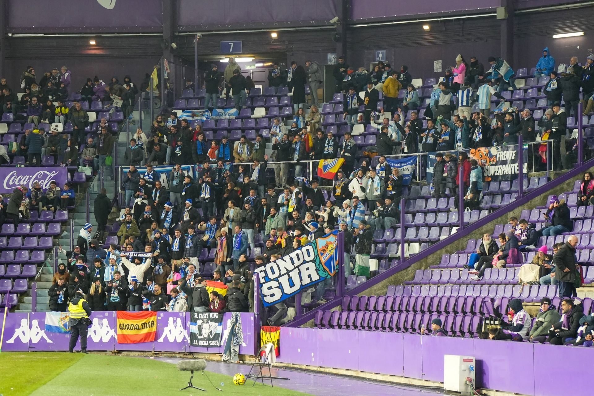 El Valladolid- Málaga, en imágenes