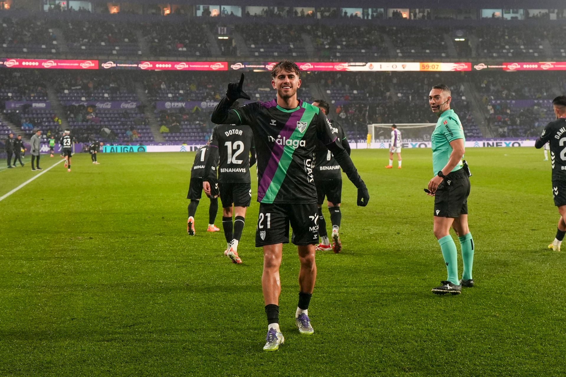 El Valladolid- Málaga, en imágenes