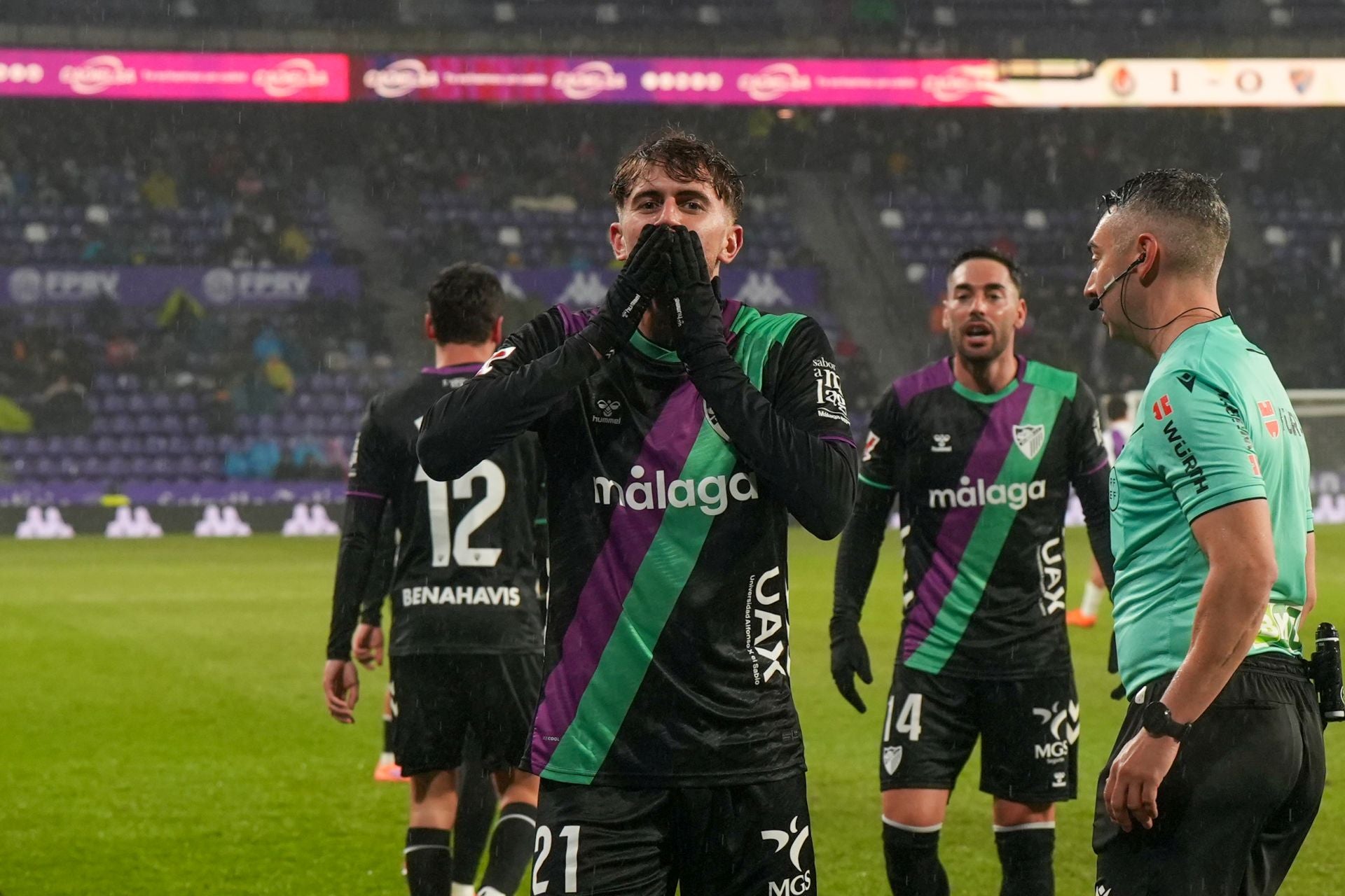 El Valladolid- Málaga, en imágenes