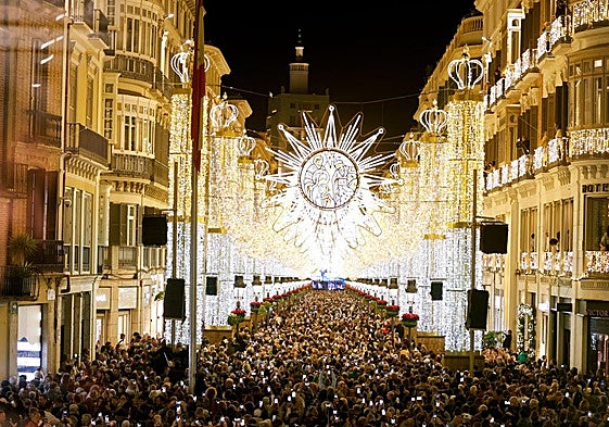 Luces de Navidad en Málaga: horario, hilo musical y nueva decoración