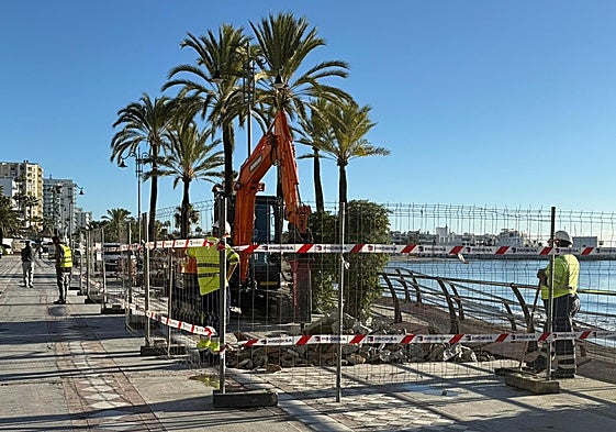 La actuación ha comenzado con las tareas de cimentación para la colocación de las nuevas estructuras.