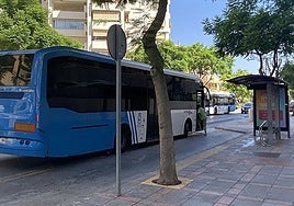 Autobús urbano en Fuengirola.