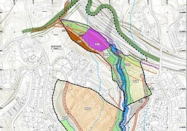 Plano del proyecto que se desarrollará en Arroyo de la Cruz.