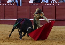 Manolo Martínez el pasado agosto durante su actuación en La Malagueta.