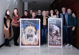 Foto de familia de los artistas que actuarán en Navidad.