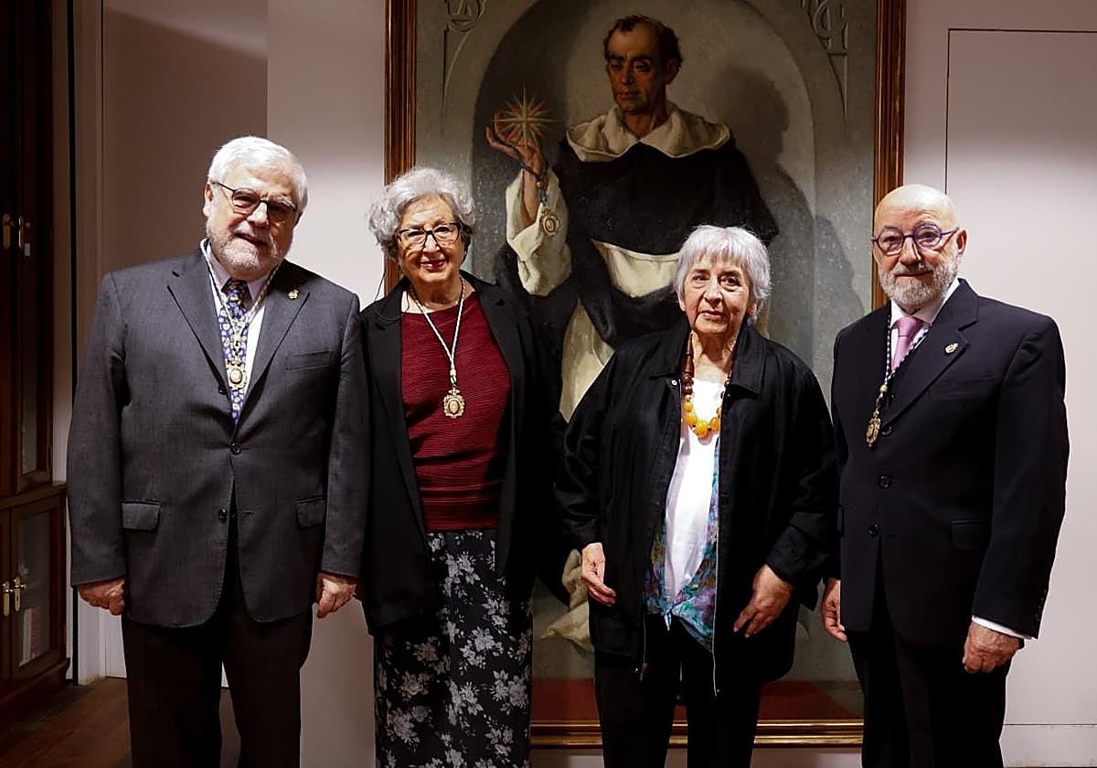 José Manuel Cabra de Luna, Rosario Camacho, Elena Laverón y Suso de Marcos.