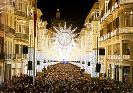 Luces de Navidad 2025 en Calle Larios.