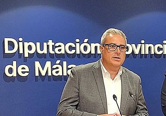 Navarro, en un acto en la Diputación Provincial.