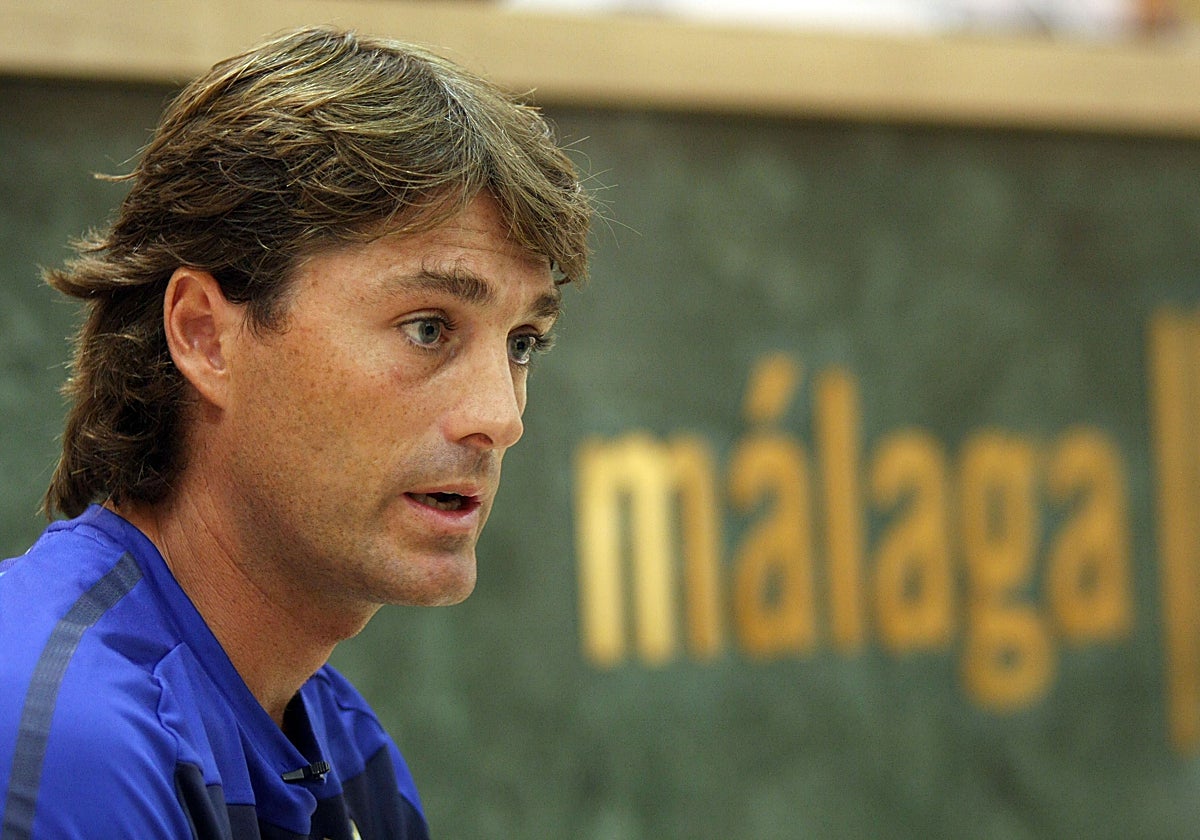 Julen Guerrero, en su etapa como responsable de tecnificación del Málaga.
