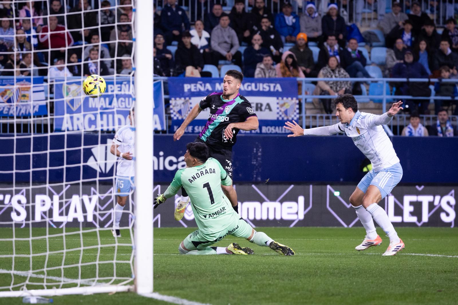 Las mejores imágenes del Málaga-Real Zaragoza