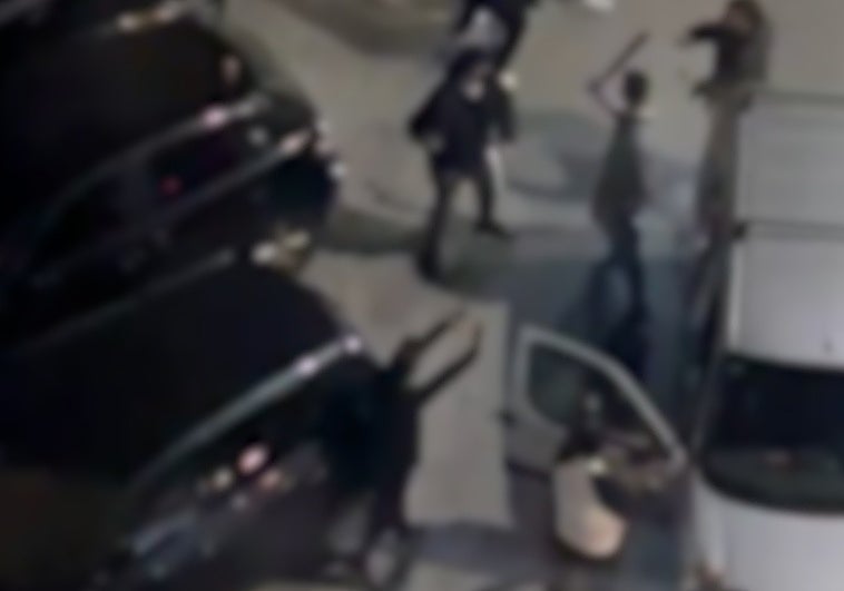 Unos jóvenes siembran el pánico en Parque del Sur: se enfrentan con hachas, katanas y cadenas metálicas