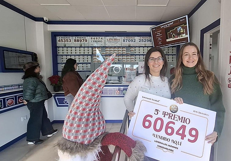 Dos quintos premios en la plaza del Lido de Torremolinos