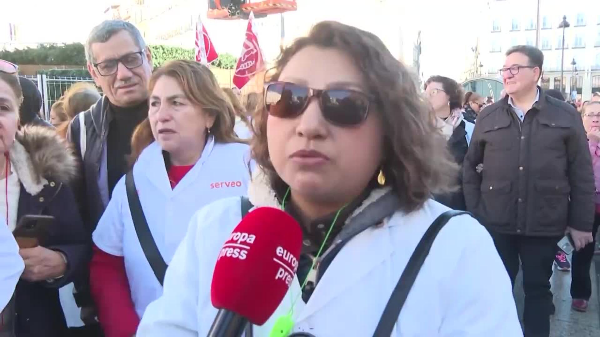 Trabajadores de Ayuda a Domicilio se concentran para mejorar sus condiciones laborales