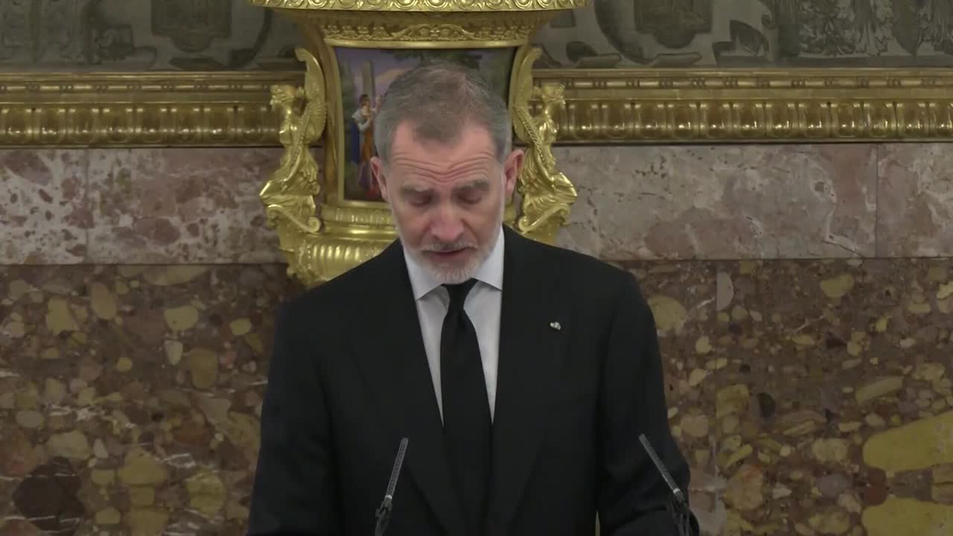 La Casa Real homenajea al Papa Francisco en la Nunciatura Apostólica