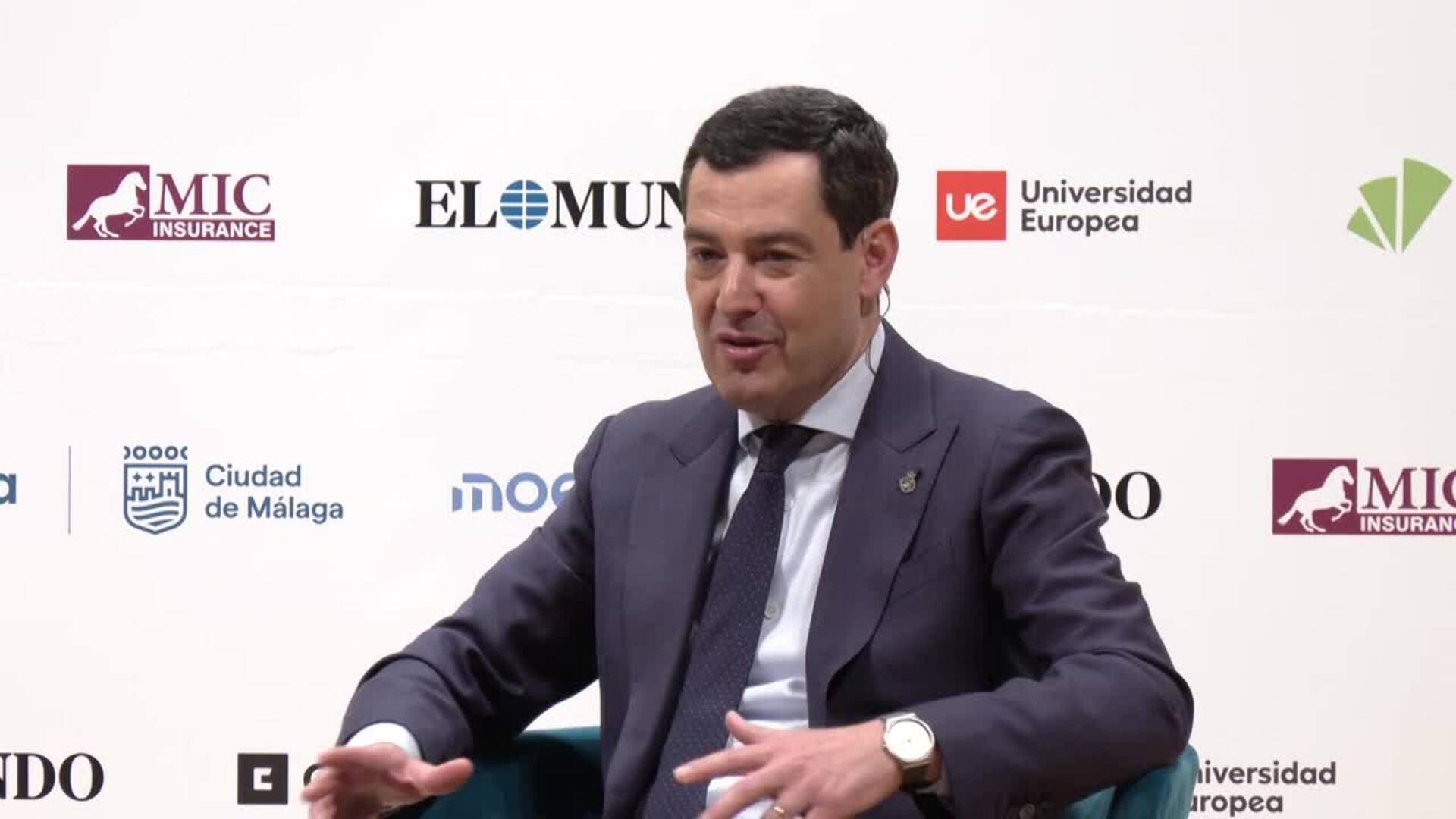 Moreno promete elecciones andaluzas para junio de 2026, cumpliendo la legislatura