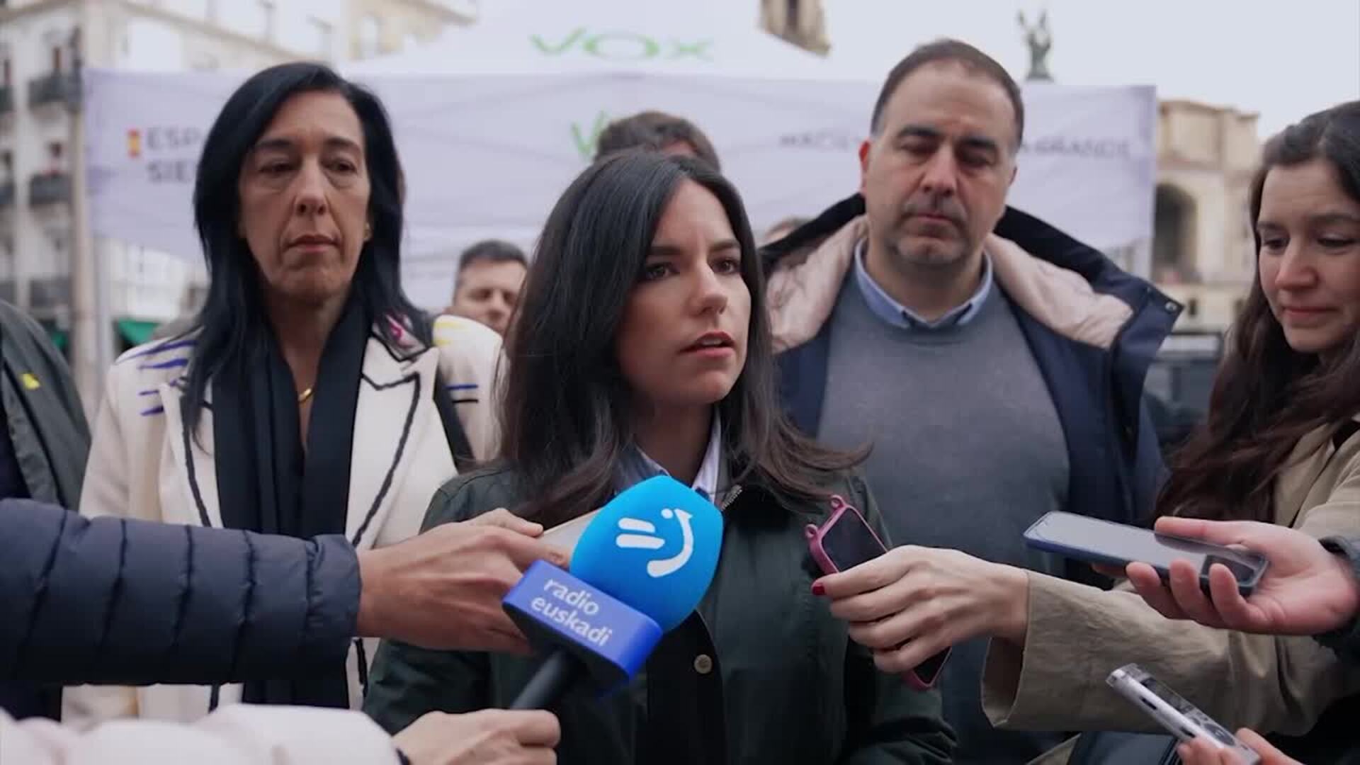 Millán (Vox) reivindica el "derecho a estar" en Euskadi ante la "hostilidad del nacionalismo"