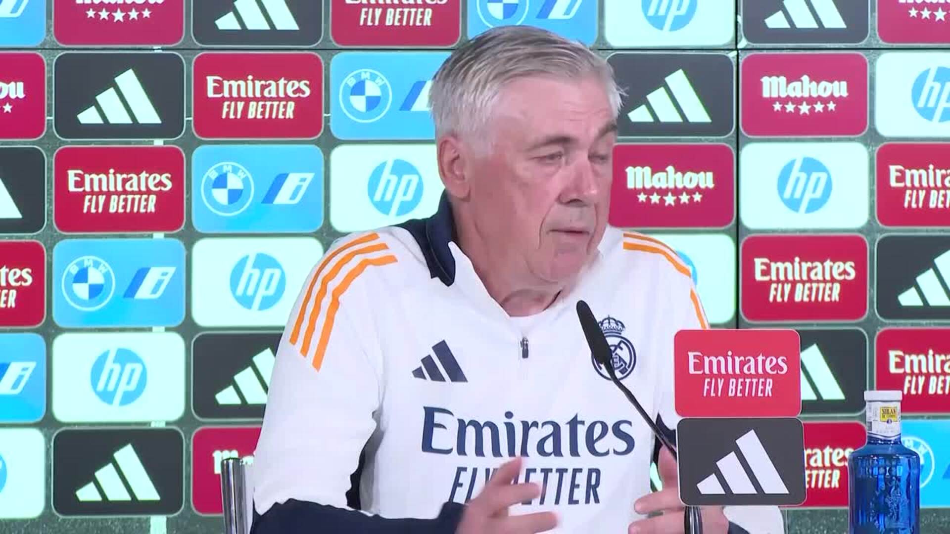 Carlo Ancelotti: "Si los jugadores me escuchan, el Clásico va a salir bien"