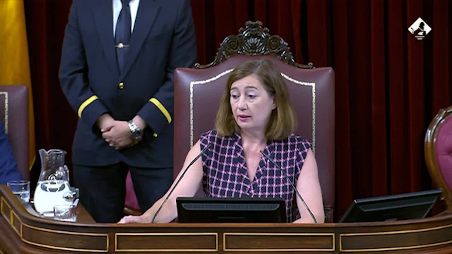 Armengol veta una votación del Pleno del Congreso para adelantar la comparecencia de Sánchez