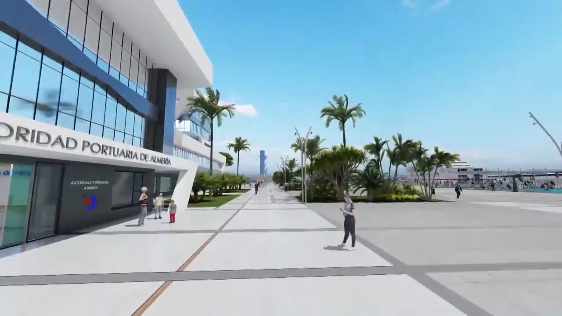 Moreno anuncia 15 millones de euros para avanzar en la integración Puerto-Ciudad de Almería
