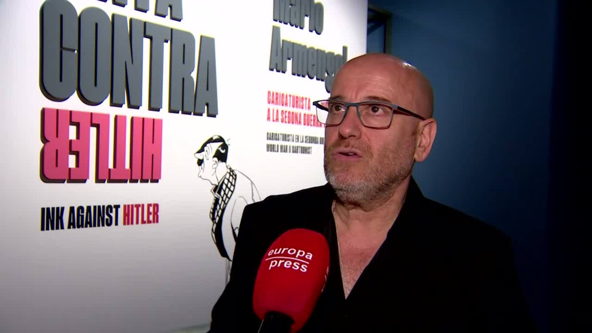 El MNAC acoge una muestra de caricaturas de Mario Armengol durante la Segunda Guerra Mundial