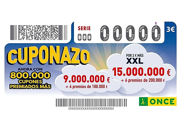 Resultado del sorteo del Cuponazo de la ONCE del viernes, 09 de enero de 2026