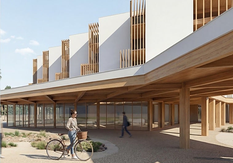 El 'flex living' de madera de Los Álamos abrirá en marzo