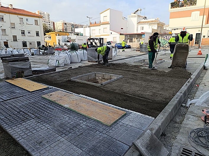 La Junta construye un parking para compensar las obras del metro de Málaga en la calle Jorge Loring