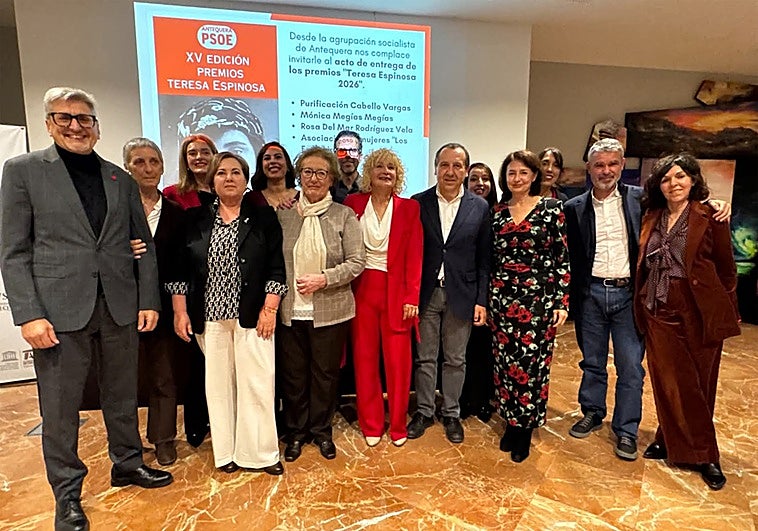 Premios de la Mujer 'Teresa Espinosa' de Antequera a Amama y personajes locales
