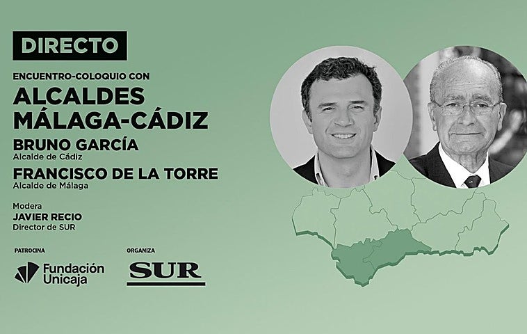 SUR aborda los retos de Málaga y Cádiz en un encuentro con sus dos alcaldes