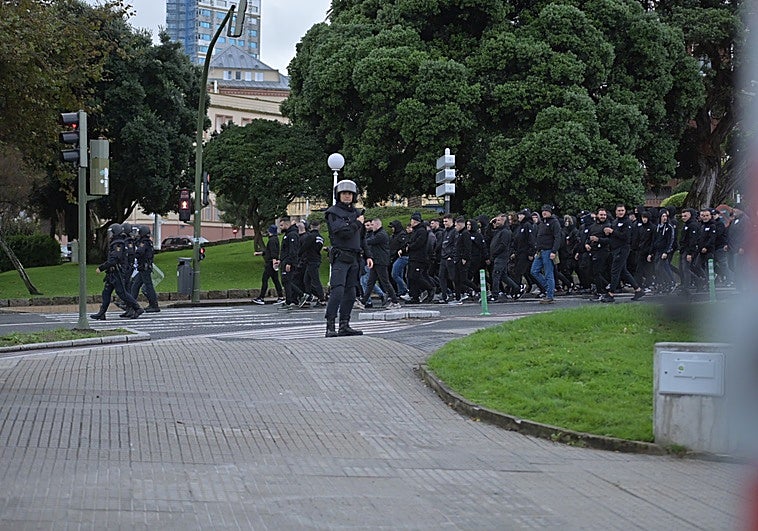 El Deportivo-Málaga, declarado de alto riesgo