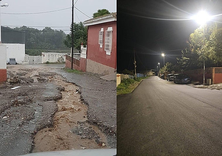 Los vecinos de Los Toscanos estrenan pavimento y servicios tras medio siglo de quejas en Vélez-Málaga
