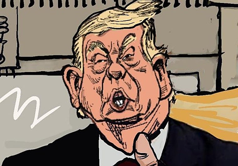'Netanyahu y Trump', en la viñeta de Idígoras