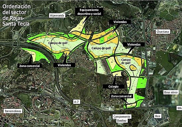 Urbanismo desbloquea la mayor urbanización de Málaga en los próximos años: 2.847 viviendas entre Churriana y Torremolinos