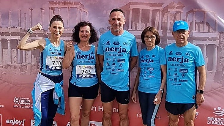 Yahya Aouina y María Jesús Cano lideran el éxito del Trops-Cueva de Nerja en el Campeonato de España de Mérida