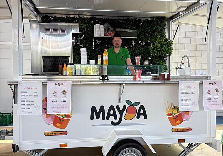 Del campo al 'food truck': helados de kilómetro cero con sabor a Axarquía