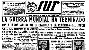 «La Guerra Mundial ha terminado»: así contó SUR la victoria de los aliados y la rendición de Japón