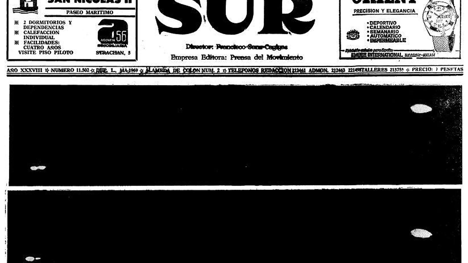 La exclusiva mundial de unos misteriosos ovnis sobre Málaga