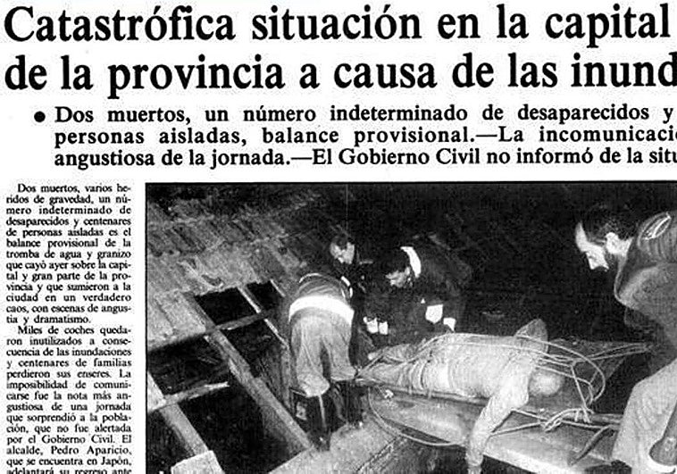 Inundaciones de 1989: cuando Málaga quedó anegada por el agua
