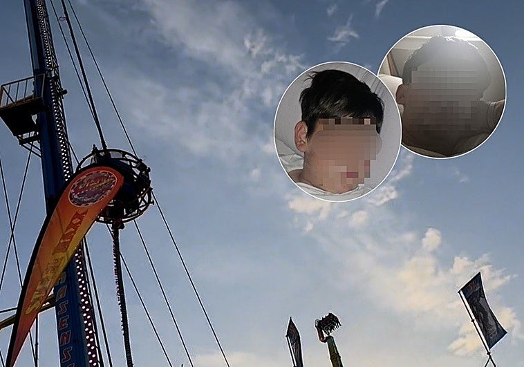 Accidente en la Feria de Sevilla: los dos niños heridos en la atracción del tirachinas son malagueños