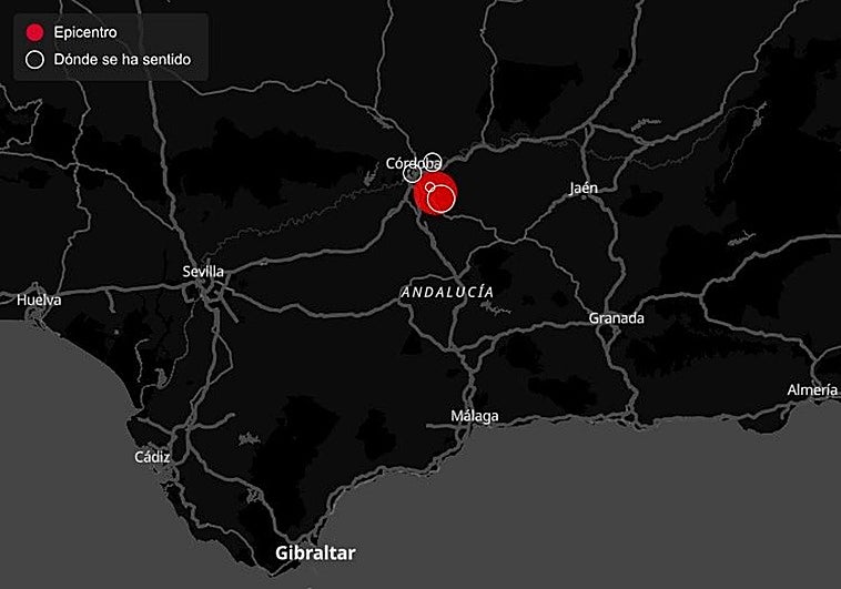 Sentido un terremoto sin daños personales ni materiales de tres grados de magnitud en Córdoba