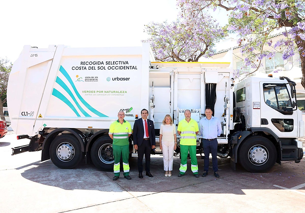 El Ayuntamiento y la Mancomunidad refuerzan la recogida selectiva en Marbella con ocho nuevos vehículos