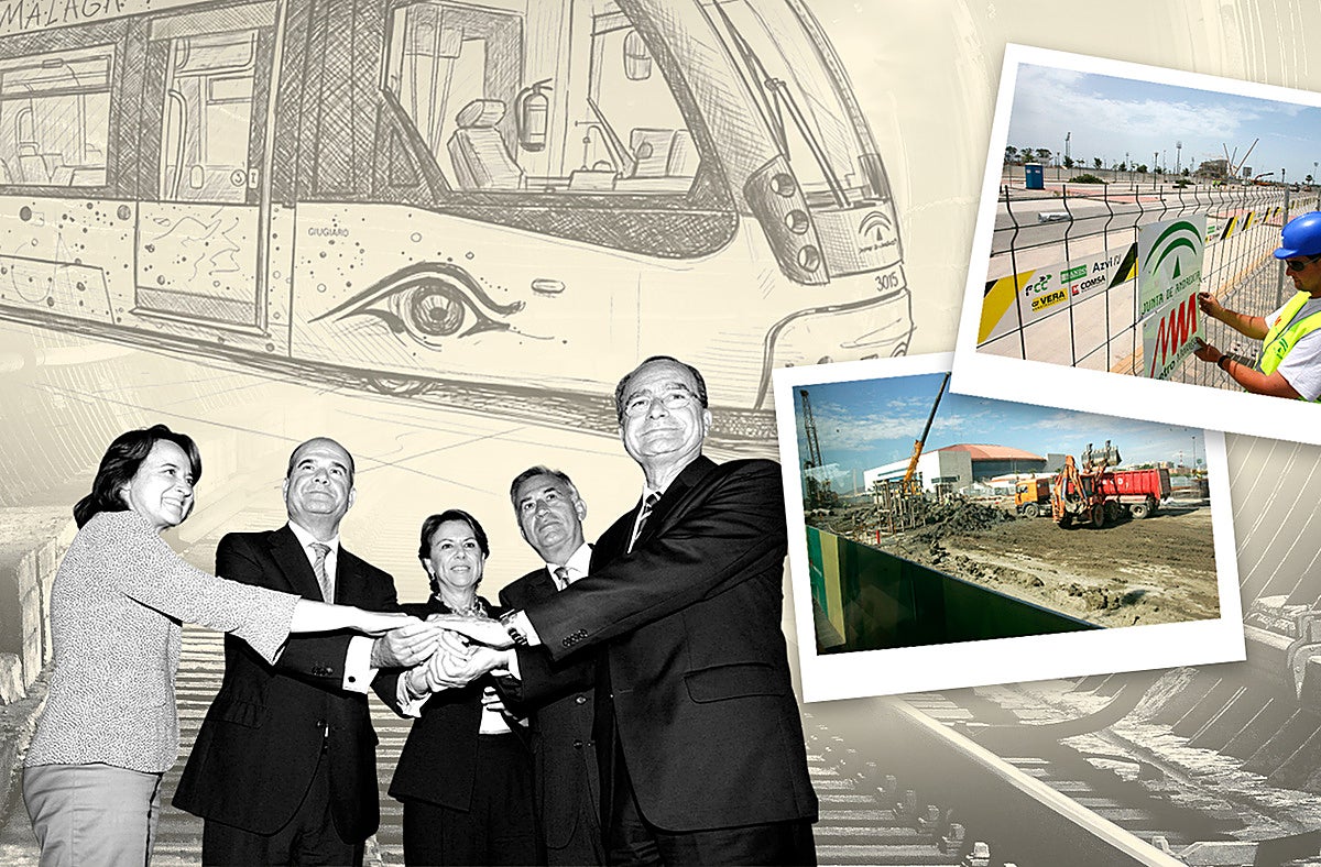 Las obras del metro de Málaga cumplen 20 años con el reto de alcanzar nuevos destinos
